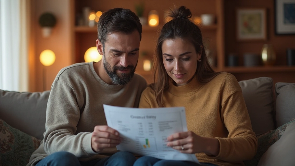 Семья обсуждает финансовые цели и способы накопления средств