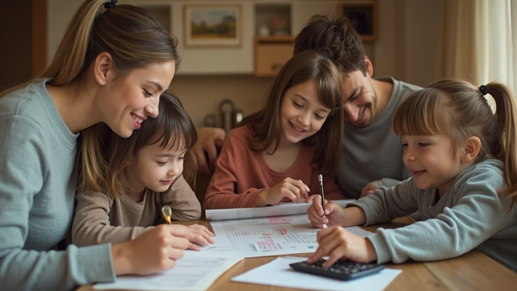 Профессиональное рабочее место с документами по планированию бюджета и калькулятором на столе